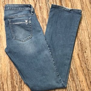 Guess Women's skinny flare Cut Jeans - Blue